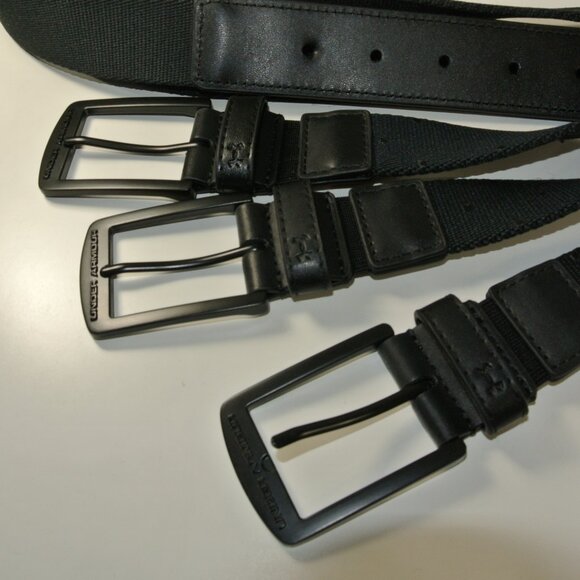 UNDER ARMOUR Men's Belt - Lot of 3 - 42 to 48" Adjustable Golf Belts - Picture 3 of 8